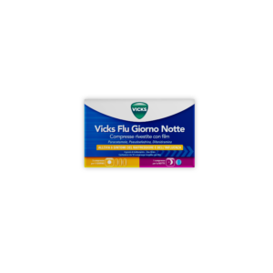 VICKS FLU GIORNO NOTTE*12+4CPR