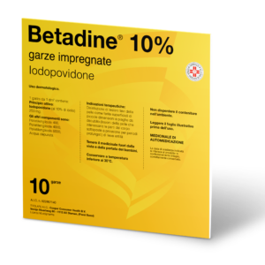 BETADINE*10GARZE IMPREGN 10x10